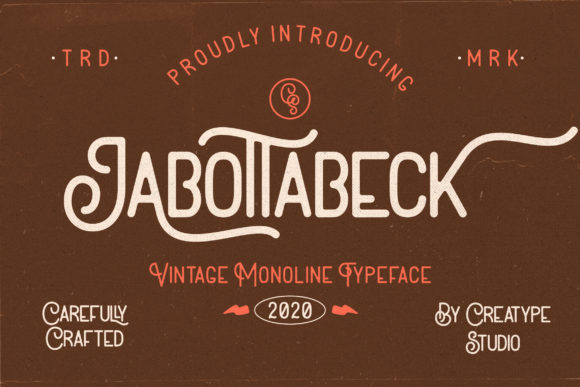 Bridging Eras with Style: Why Jabottabeck is the Perfect Vintage Display Font for Modern Designers