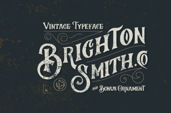 Brighton Smith: The Vintage-Styled, Daring Display Font for Bold Headlines