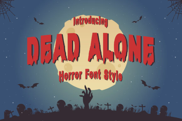 Dead Alone: The Ultimate Spooky Display Font