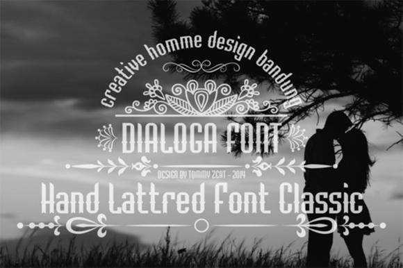 Dialoga: The Bold Vintage Display Font for Your Next Project
