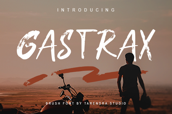 Gastrax: The Bold Brushed Font for Urban Design