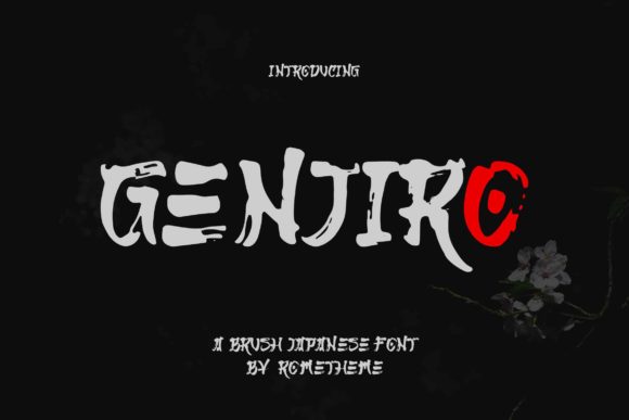 Genjiro: The Japanese Display Font for Creative Projects