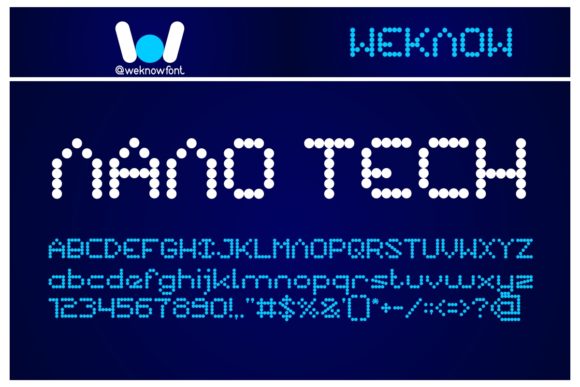 Nano: The Fun Techno Style Display Font Reshaping Personalized Crafting