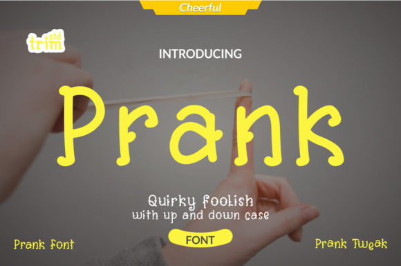 Prank: A Quirky Display Font for Creative Projects