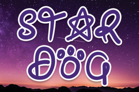 Star Dog: The Cute Display Font for Playful Designs