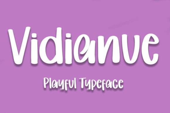 Vidianue: The Playful Display Font That Transforms Creative Ideas