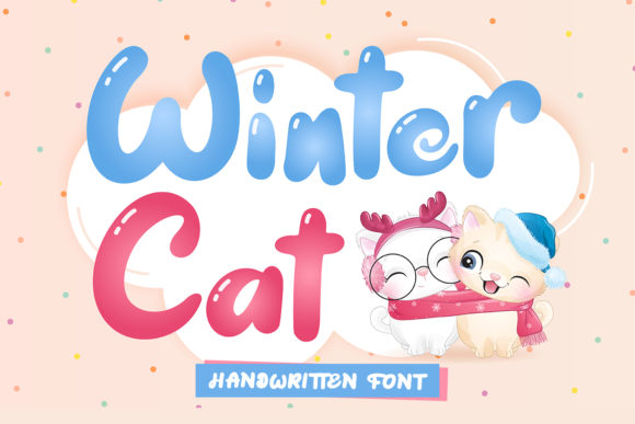 Winter Cat: The Bubbly Display Font That Brings Joy to Design