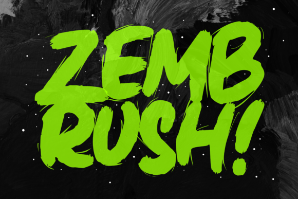 Zembrush: Where Bold Typography Meets Quirky Character